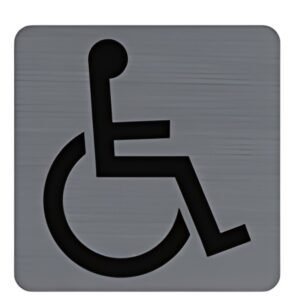 EXACOMPTA Plaque de signalisation "Handicapés"