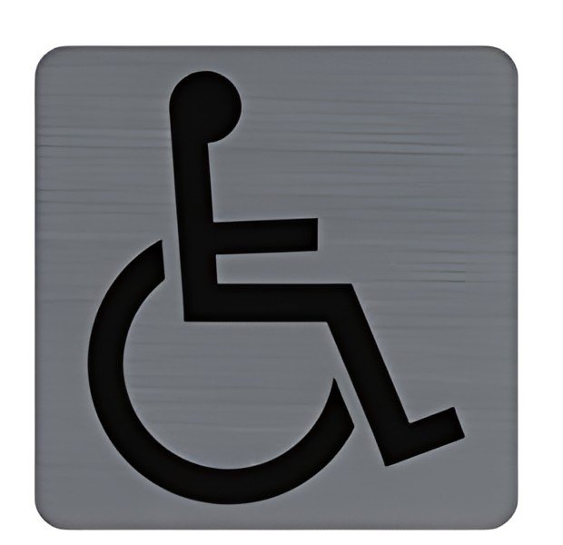 EXACOMPTA Plaque de signalisation "Handicapés"
