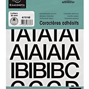EXACOMPTA Lettres auto-adhésives A-Z, 50 mm, noir
