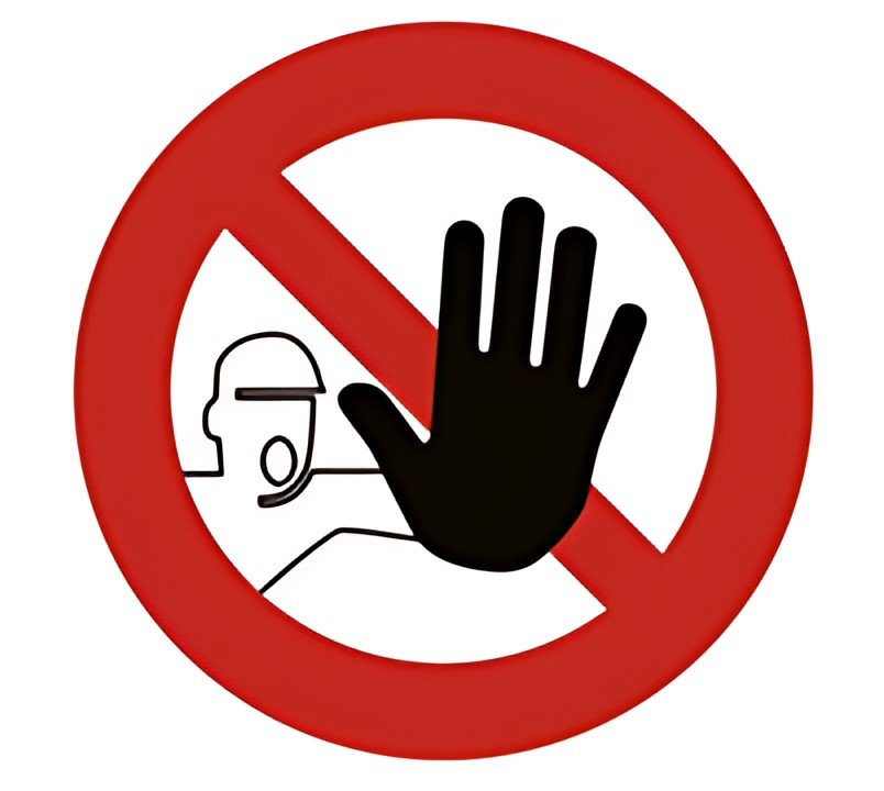 EXACOMPTA Plaque de signalisation "Accès interdit"