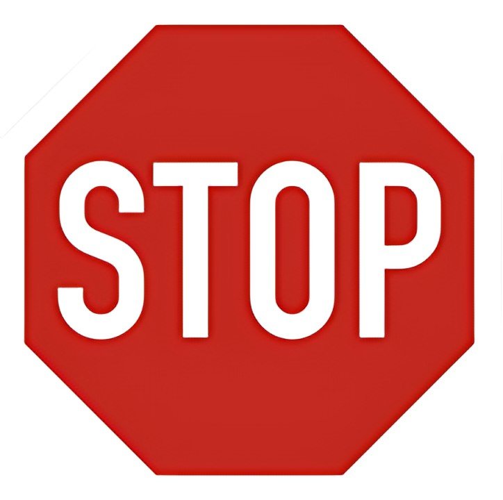 EXACOMPTA Plaque de signalisation "STOP"