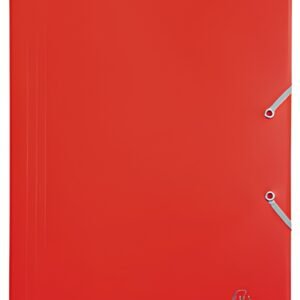 EXACOMPTA Chemise à élastiques Opaque Eco, PP, A4, rouge