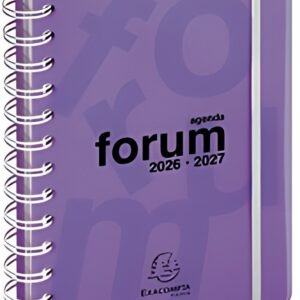 EXACOMPTA Agenda scolaire Forum Linicolor, 2026/2027, violet