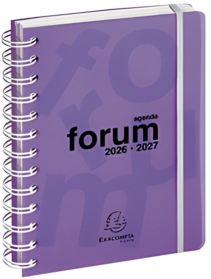 EXACOMPTA Agenda scolaire Forum Linicolor, 2026/2027, violet