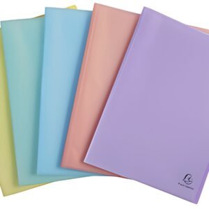EXACOMPTA Protège-documents Chromaline Pastel, 50 pochettes