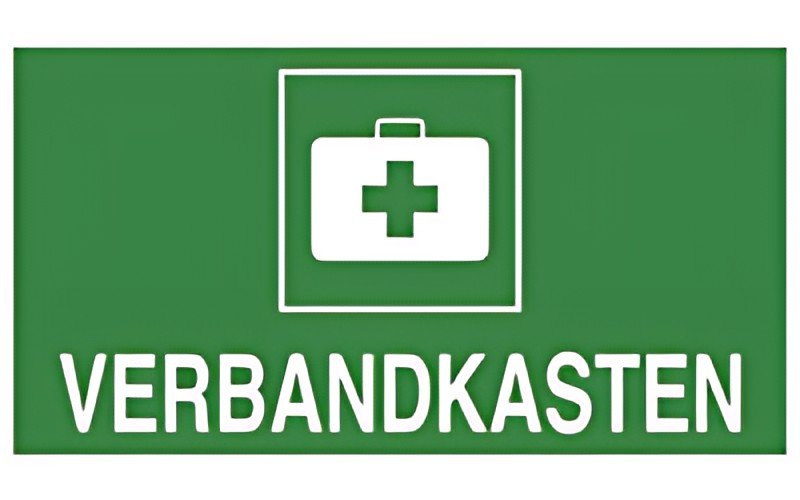 Panneau EXACOMPTA "Trousse de premiers secours", vert/blanc