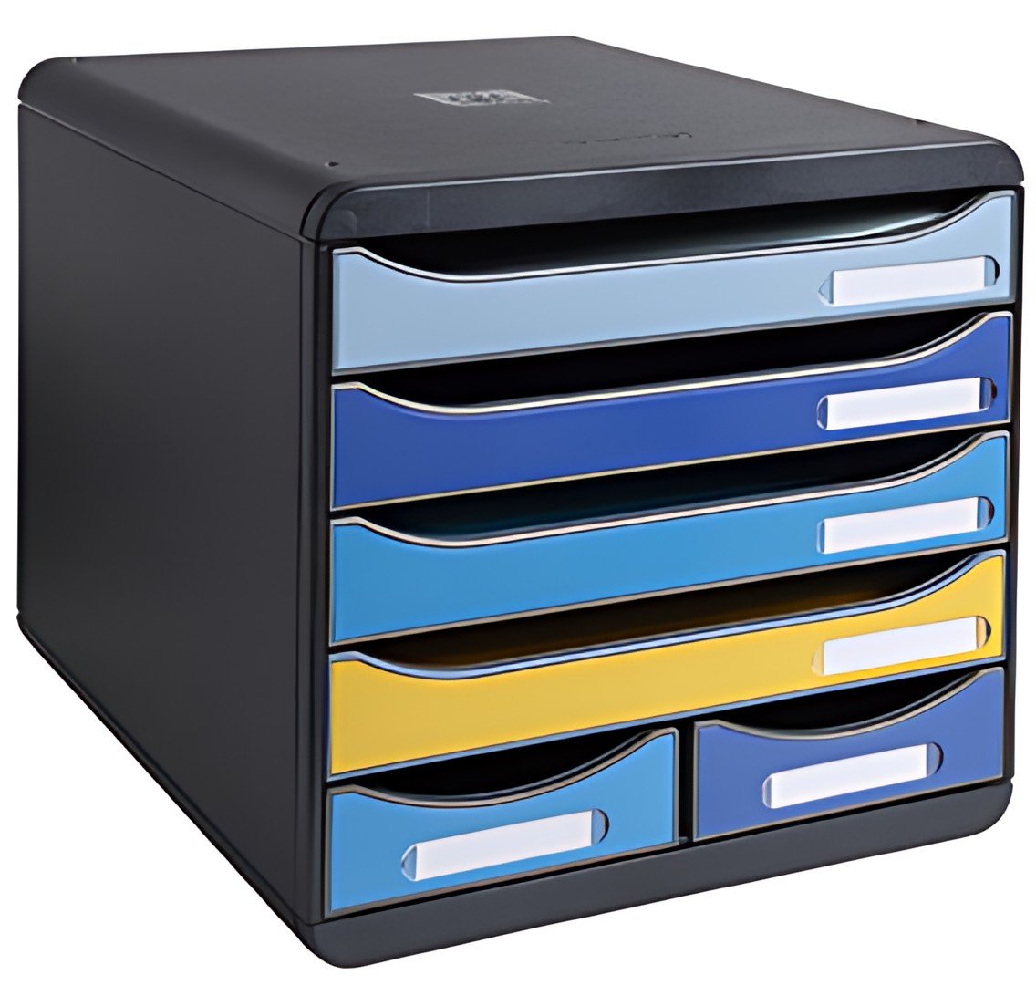 EXACOMPTA Module de classement BIG-BOX MAXI Bee Blue