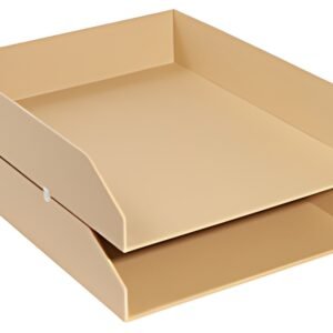 EXACOMPTA Set de corbeilles à courrier Office by Me, beige