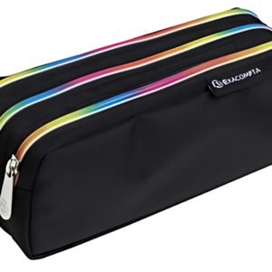 EXACOMPTA Trousse Rainbow, polyester, 3 compartiments