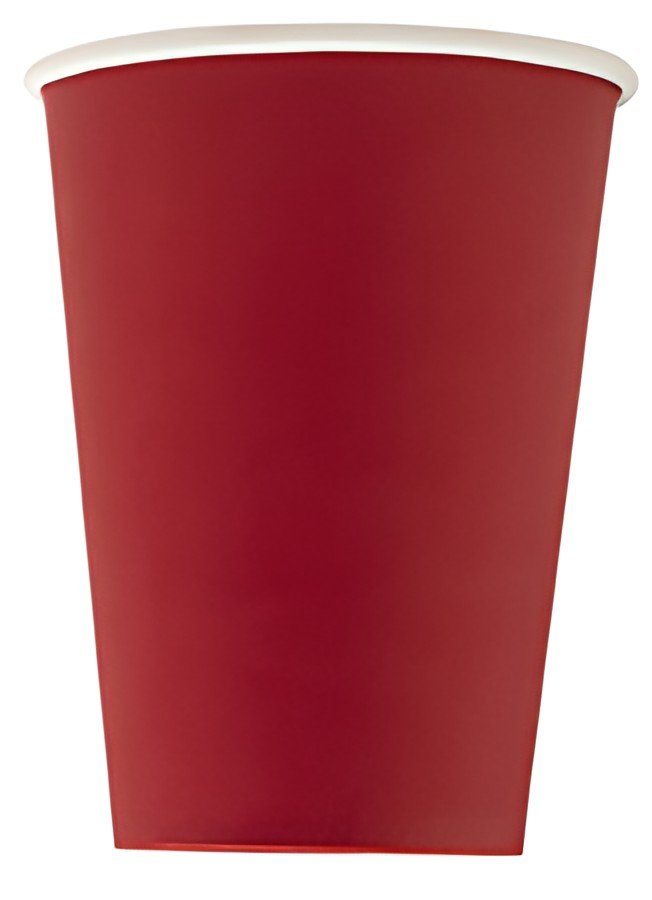 PROnappe Gobelet en carton, 0,2 l, rouge