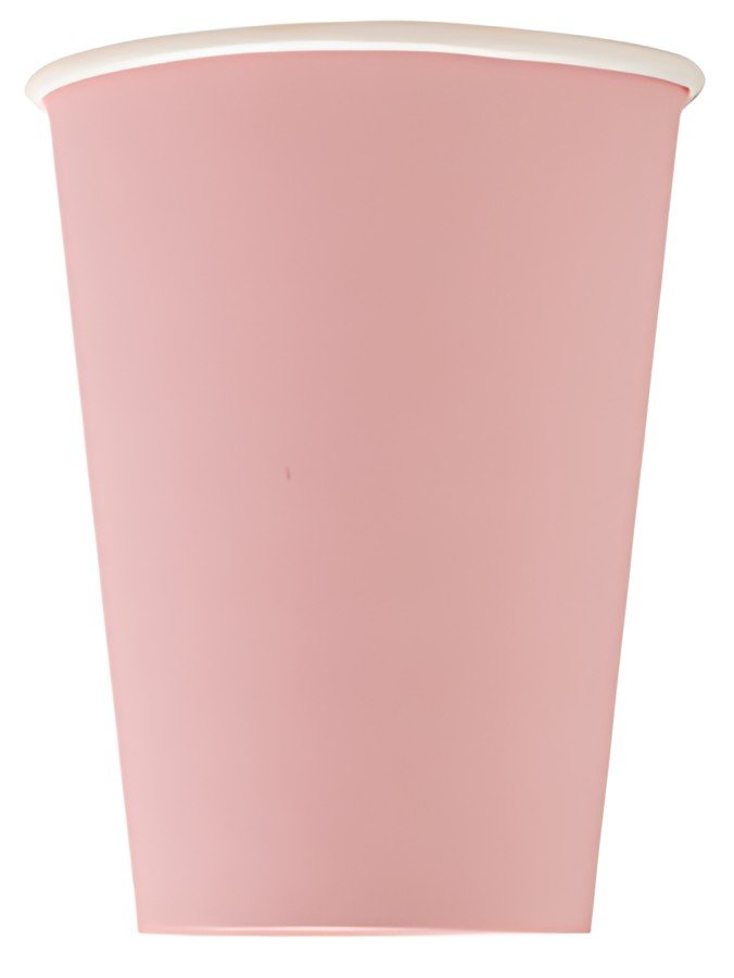 PROnappe Gobelet en carton, 0,2 l, rose