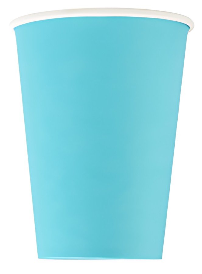 PROnappe Gobelet en carton, 0,2 l, bleu turquoise
