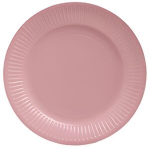 PROnappe Assiette en carton, rond, 230 mm, rose