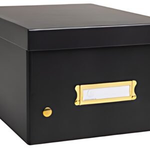 EXACOMPTA Boîte de rangement Neo Deco, A4+, noir