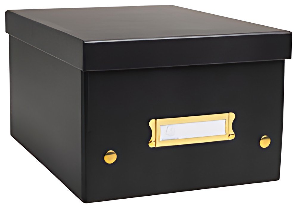 EXACOMPTA Boîte de rangement Neo Deco, A4+, noir
