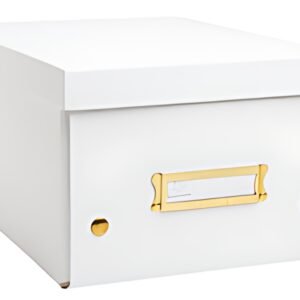 EXACOMPTA Boîte de rangement Neo Deco, A4+, blanc