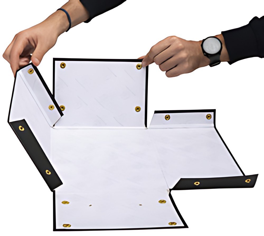 EXACOMPTA Boîte de rangement Neo Deco, A3+, blanc