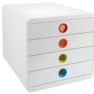 EXACOMPTA Module de classement POP-BOX, 4 tiroirs