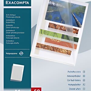 EXACOMPTA Pochette coin, A4, PP 0,12 mm, transparent grainé