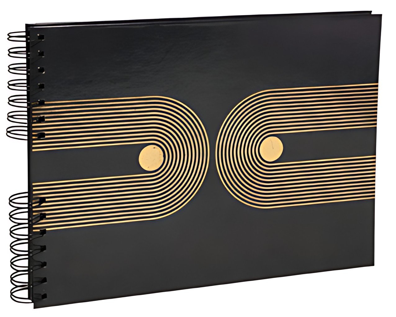 EXACOMPTA Album photo à spirale Graphik, 320 x 220 mm, noir
