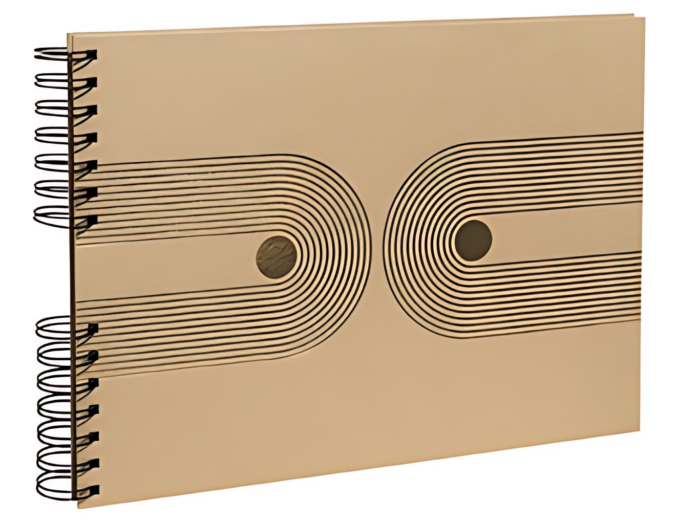 EXACOMPTA Album photo à spirale Graphik, 320 x 220 mm, kraft