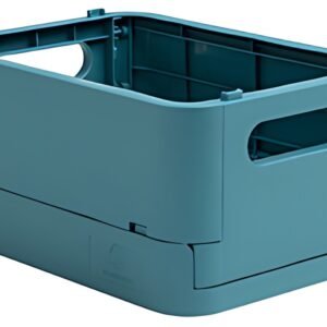 EXACOMPTA Boîte de rangement Smart Case Mini, bleu pacifique