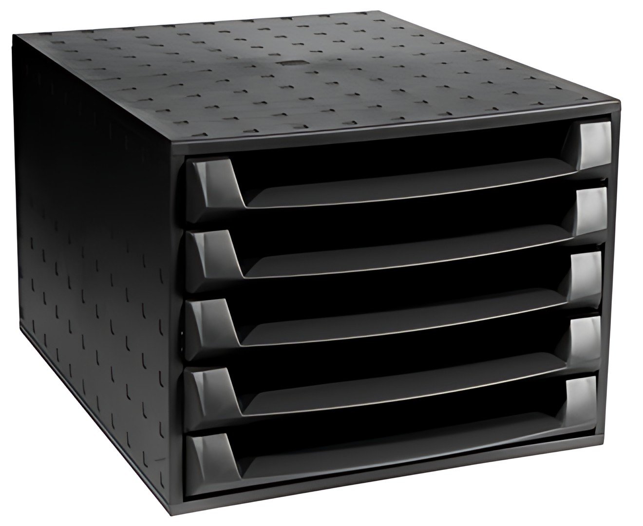 EXACOMPTA Module de classement THE BOX, 5 tiroirs, noir