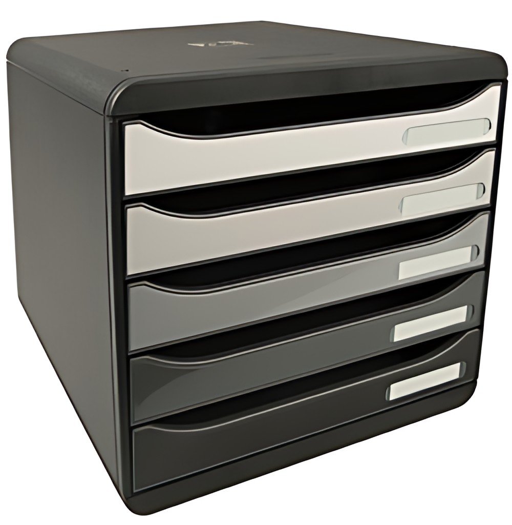 EXACOMPTA Module de classement BIG-BOX PLUS, 5 tiroirs,