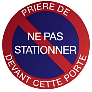 EXACOMPTA Panneau de signalisation "Ne pas stationner"