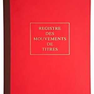 LE DAUPHIN Piqûre "Registre des mouvements de titres"