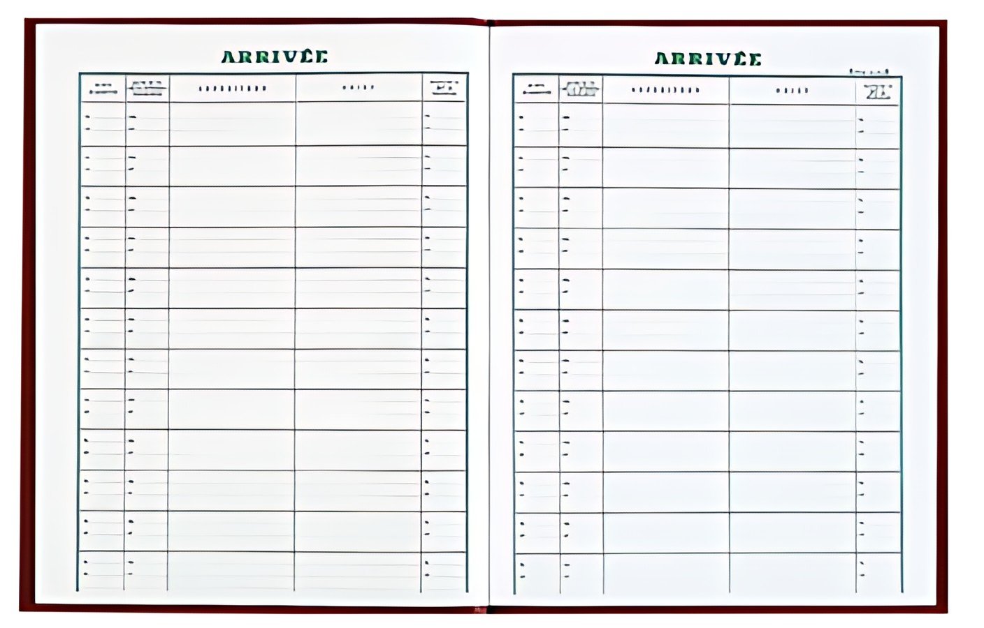 LE DAUPHIN Brochure "Courrier arrivée", rouge