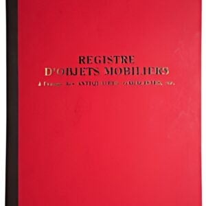 LE DAUPHIN Piqûre "Registre d'objets mobiliers"