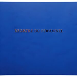 LE DAUPHIN Piqûre "Registre du personnel", bleu