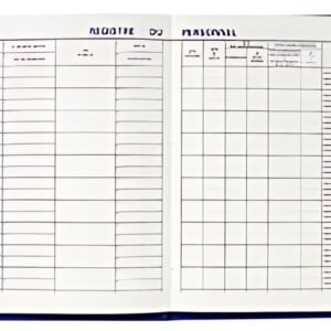 LE DAUPHIN Brochure "Registre du personnel", noir