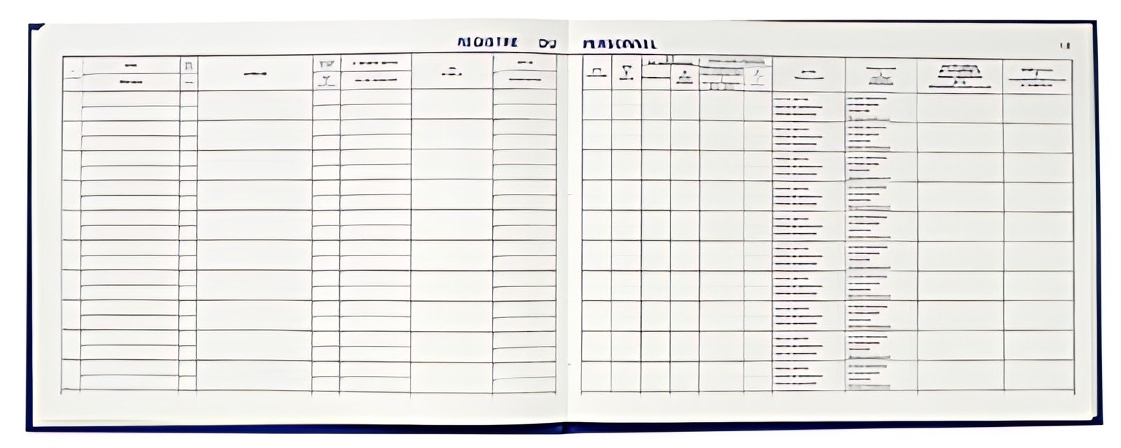 LE DAUPHIN Brochure "Registre du personnel", noir