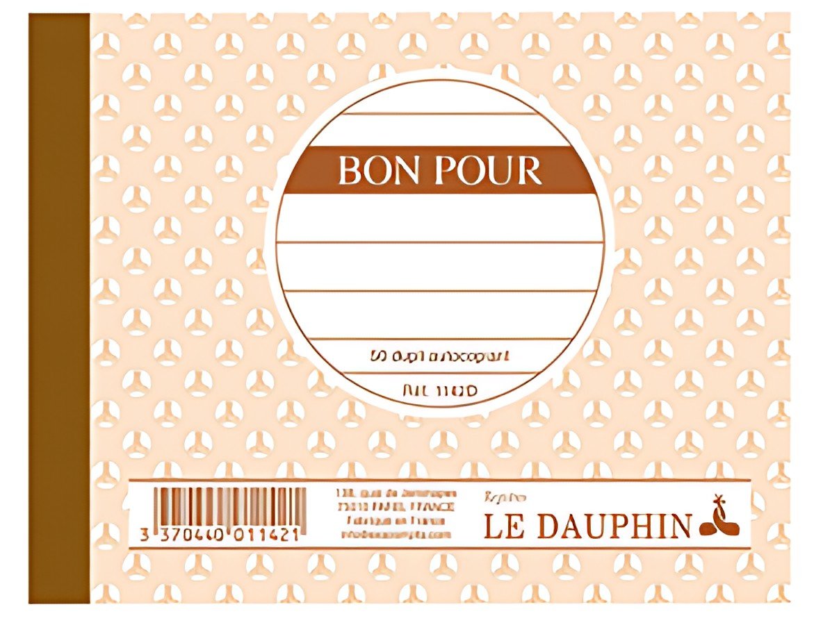 LE DAUPHIN Manifold "Bon pour", 105 x 135 mm, dupli
