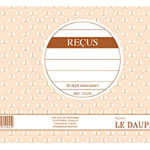 LE DAUPHIN Manifold "Reçus", 105 x 180 mm, dupli
