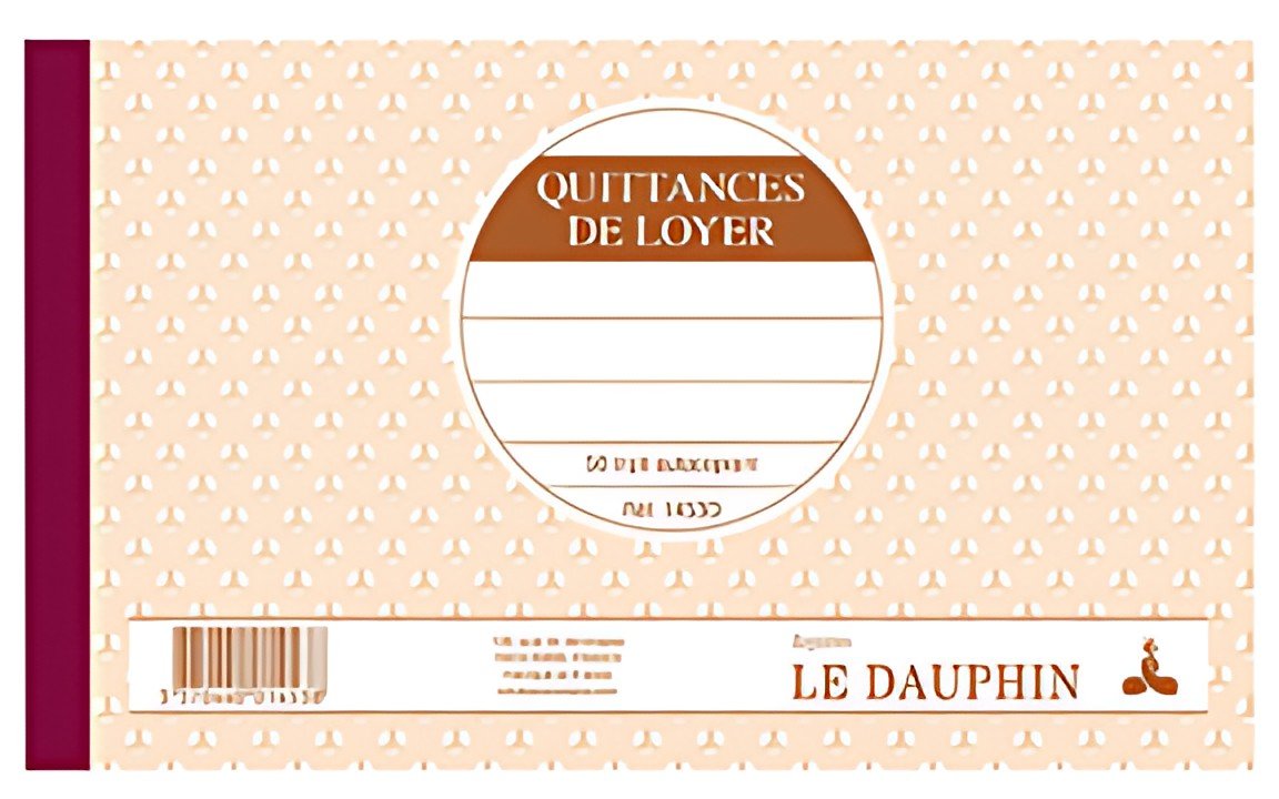 LE DAUPHIN Manifold "Quittances de loyer", 125 x 210 mm
