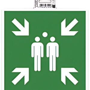 EXACOMPTA Panneau de signalisation "Point de rassemblement"