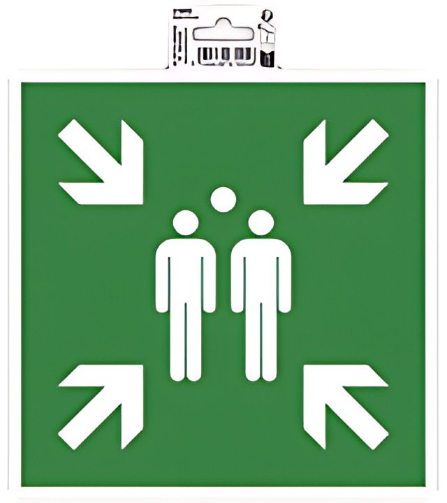 EXACOMPTA Panneau de signalisation "Point de rassemblement"