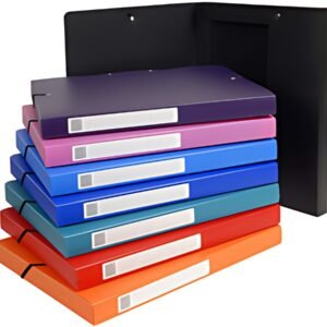 EXACOMPTA Boîte de classement Opaque, PP, 40 mm, rouge