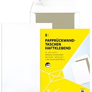 MAILmedia pochette d'expédition avec dos carton, C4, blanc