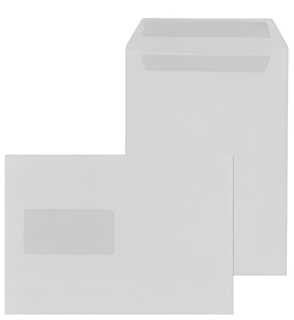 MAILmedia pochettes d'expédition C5 autocollantes, avec