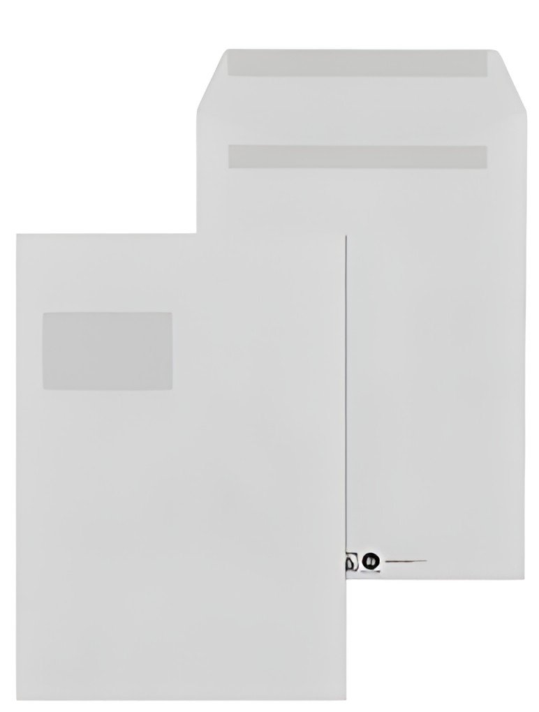 MAILmedia pochettes d'expédition C4 autocollantes, avec