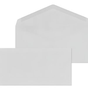 MAILmedia Enveloppes DIN long C6, collage humide, gris