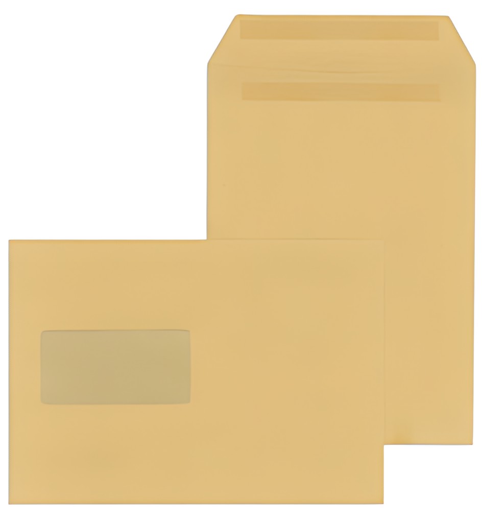 Sacs postaux MAILmedia B5 autocollants, avec fenêtre