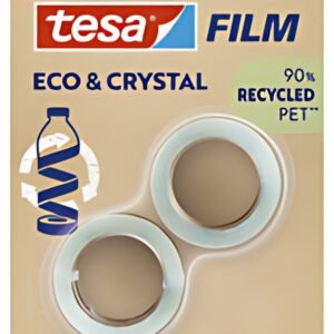 tesa Film ruban adhésif ECO & CRYSTAL, 19 mm x 10 m, blister