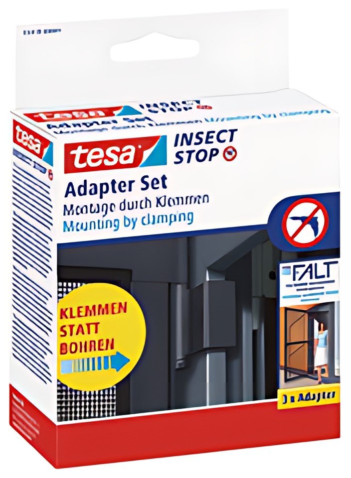 tesa Adaptateur pour moustiquaire de porte ALU FALT