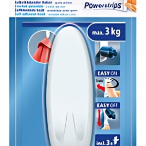 tesa Crochet Powerstrips EXTRA LARGE ovale, blanc