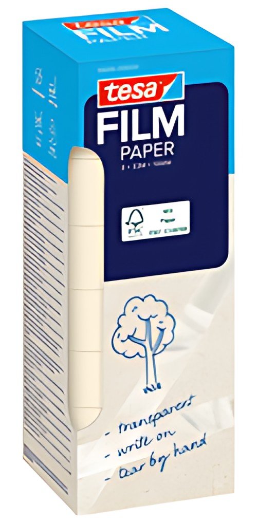 tesa Film PAPER, transparent, 19 mm x 33 m, Office Box